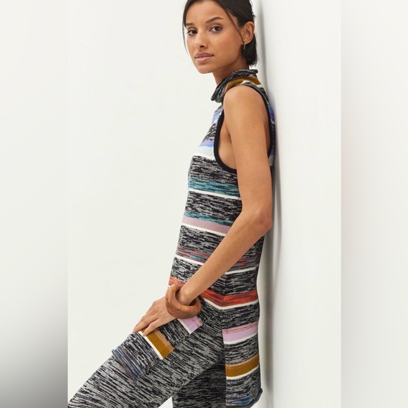 Anthropologie Tops - Anthropoloie Mauve Space-Dyed Finish Knit Top Size XS